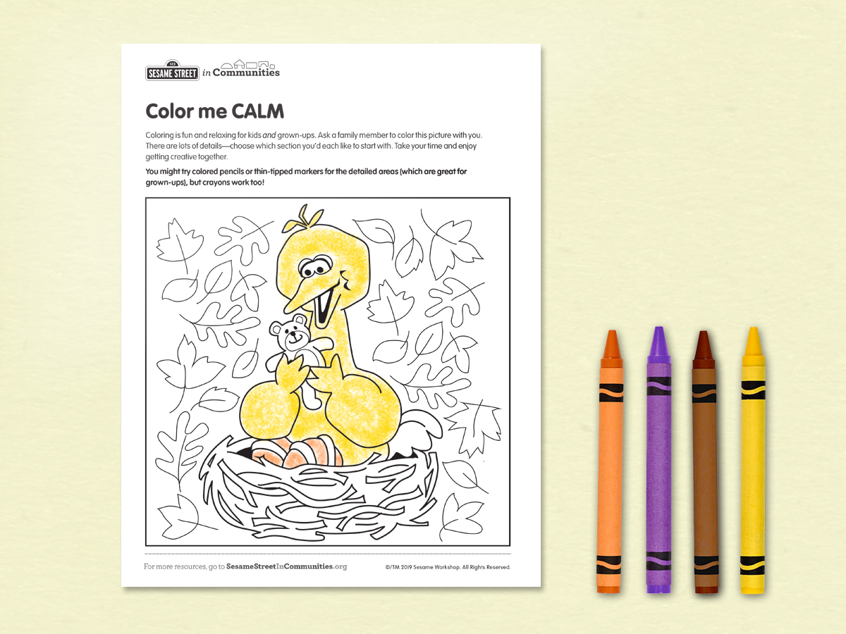 Color Me Calm - Sesame Workshop