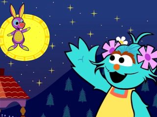 Rosita looking at the moon