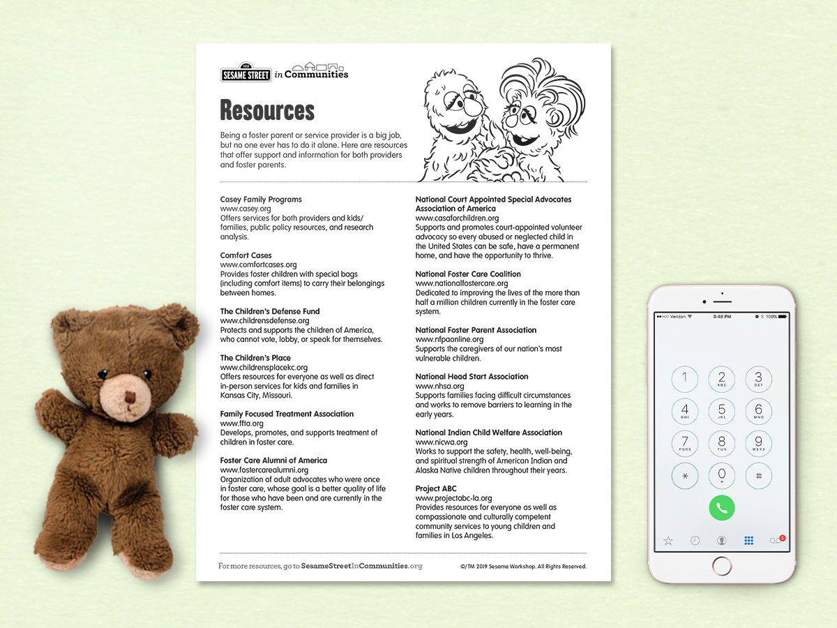 Foster Care Resources - Sesame Workshop