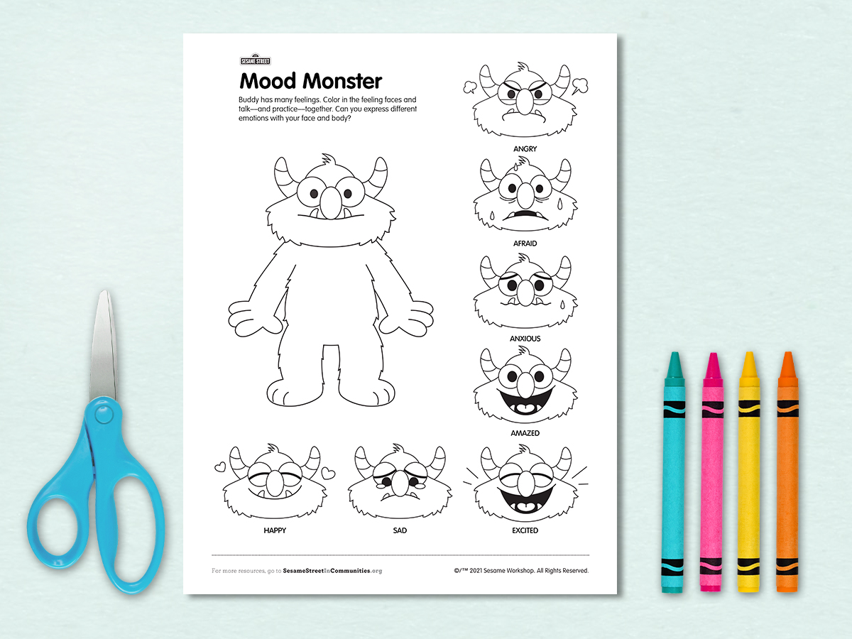 Monster Coloring Pages for Kids - Happy Toddler Playtime