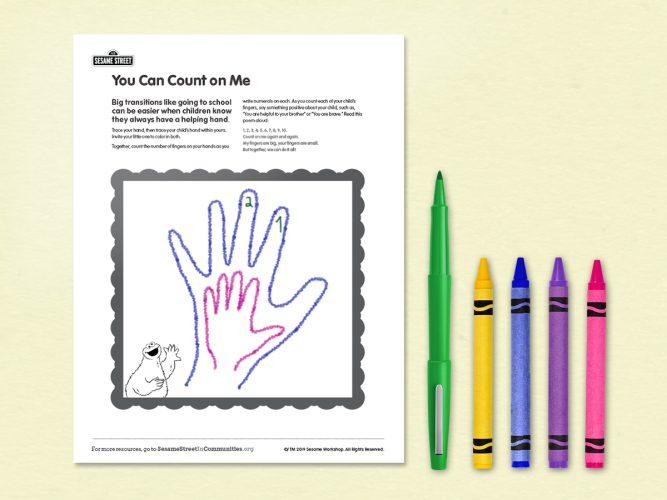 You can count on me printable