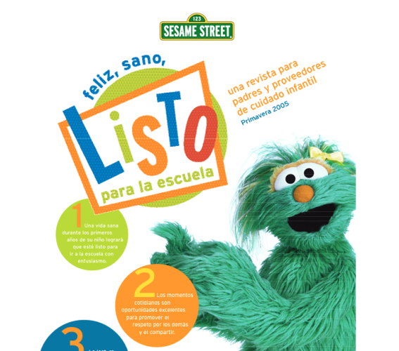 Rosita presents the logo for Listo