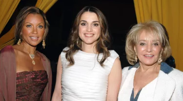 Vanessa Williams, Barbara Walters and Queen Rania Al Abdullah.