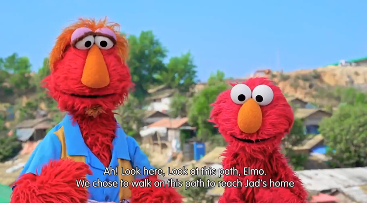 Elmo and his Dad Louie