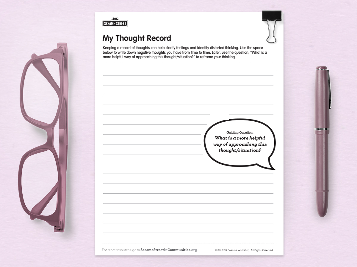 My thought Record Printable