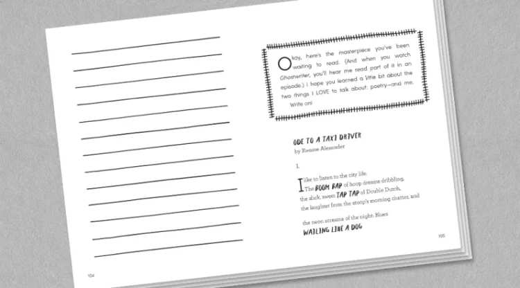 A Ghostwriter Writing Activity Page