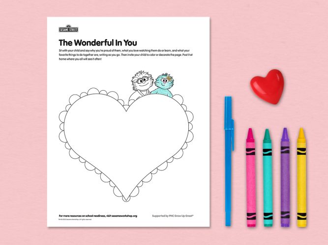 The Wonderful in You Coloring Sheet