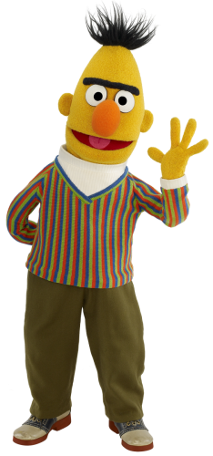 Bert waving