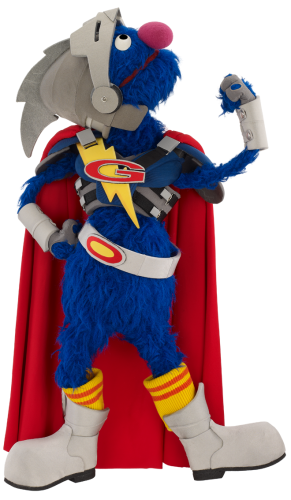 Super Grover posing