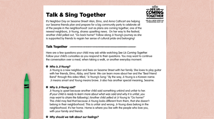 Talk and Sing together PDF