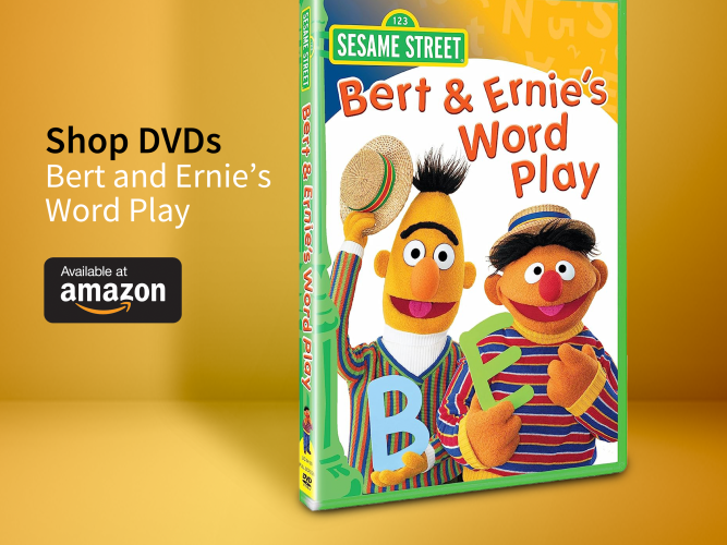 The DVD 'Bert & Ernie's Word Play'