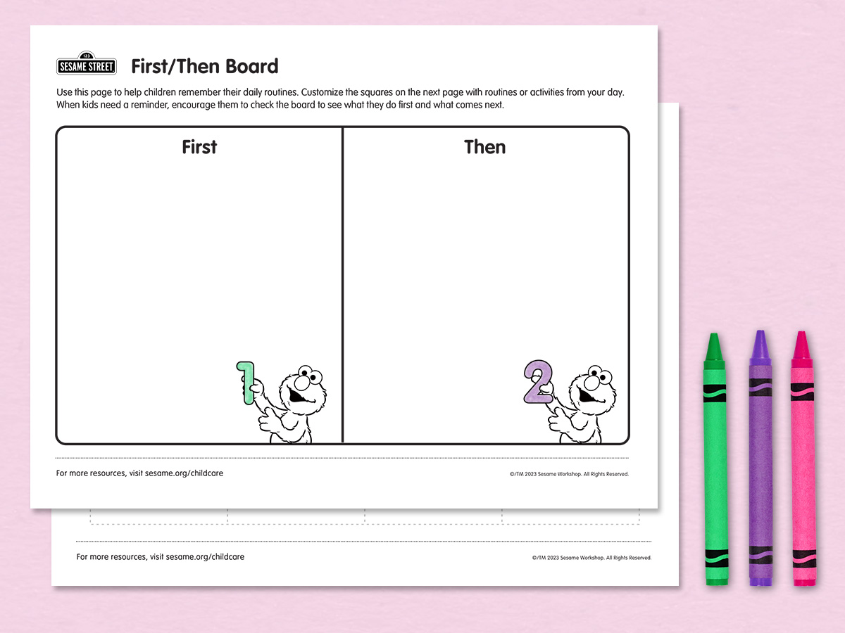 First/Then Board Printable