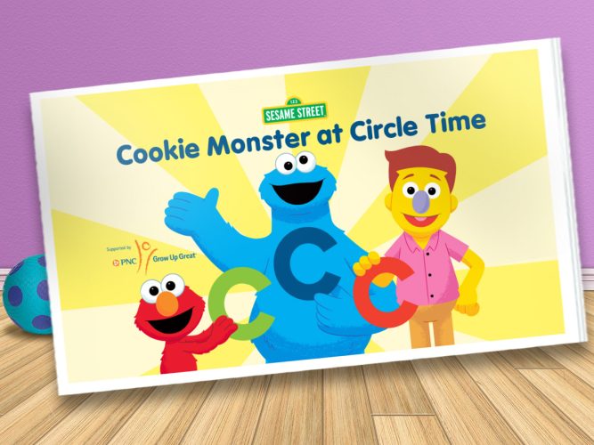 Cookie Monster at Circle Time storybook