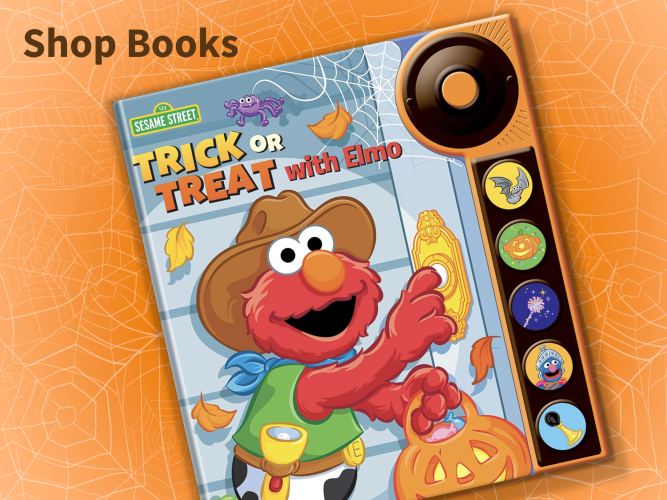 Sesame Street - Trick or Treat with Elmo Halloween Doorbell Sound Book