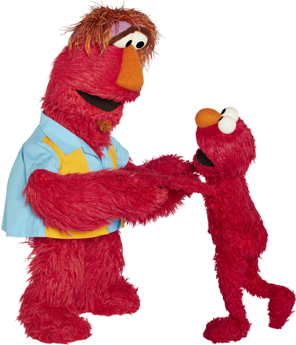 Elmo and his dad Louie