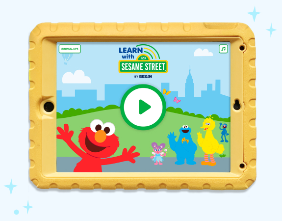 Learn with Sesame tablet