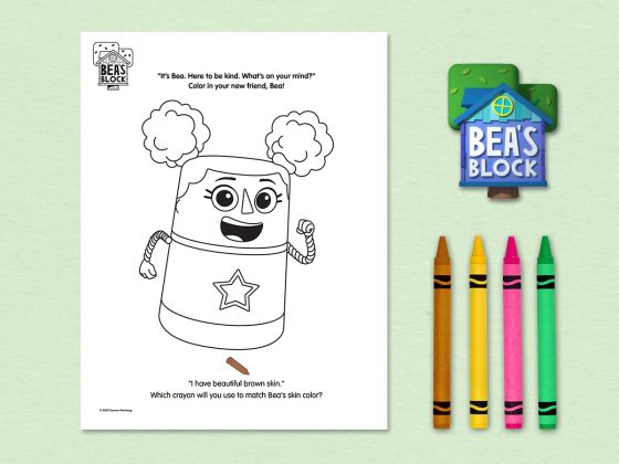 Bea Block's Coloring Page