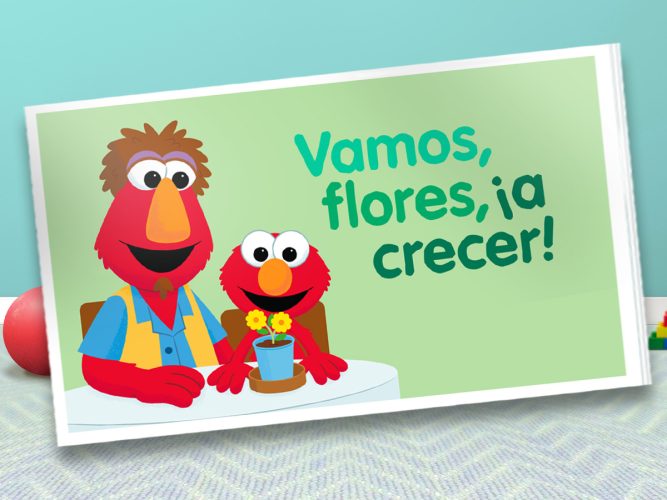 Vamos Flores storybook cover.