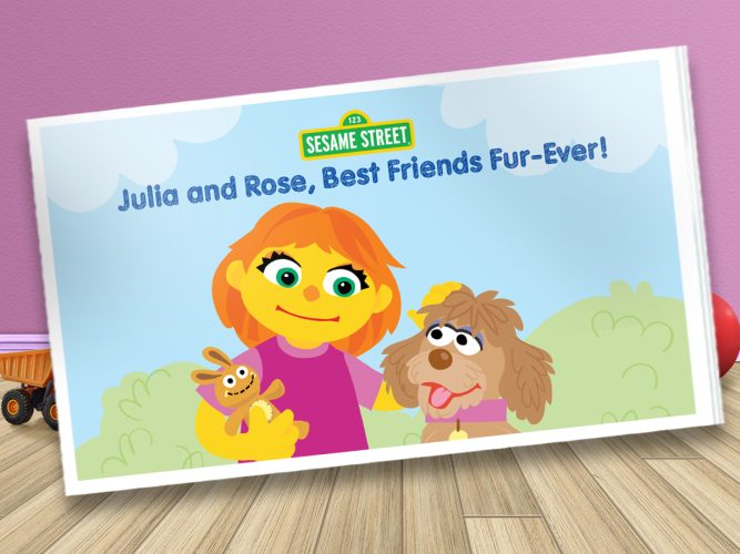 Julia and Rose Best Friend Fur-Ever Storybook