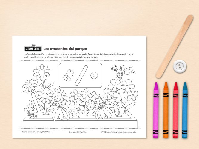 Printable Playground Helpers Spanish.