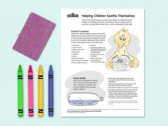 Helping Children Soothe Printable