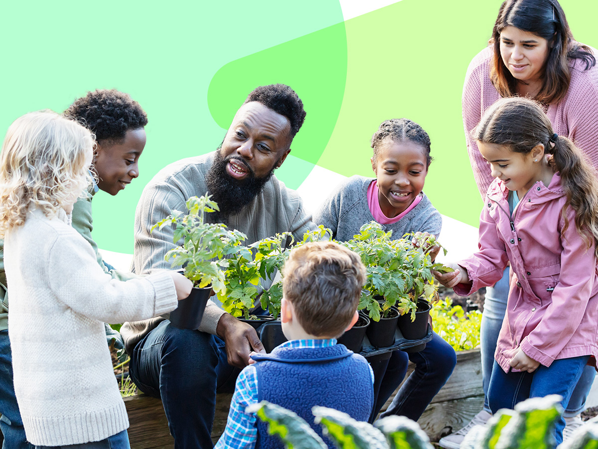 A group of foster care children participating in a community event, showing their potential for healing and growth.