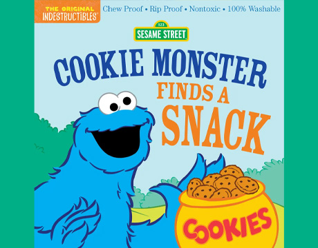 Cookie Monster Finds a snack book