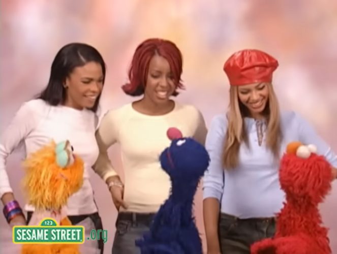 Destiny's Child with Elmo, Grover, and Zoe