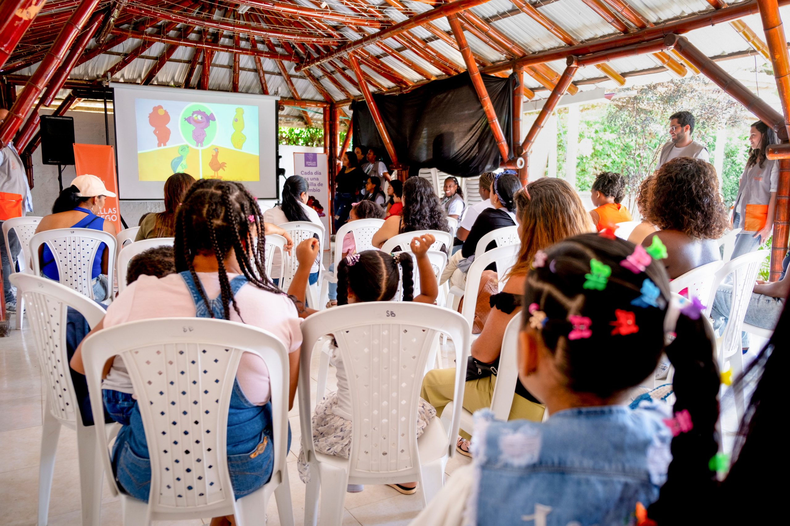 Families viewing Watch, Play, Learn