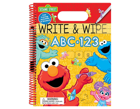 Sesame Street Write and Wipe book