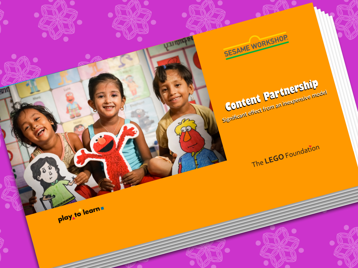 Sesame Workshop Content Partnership Program deck