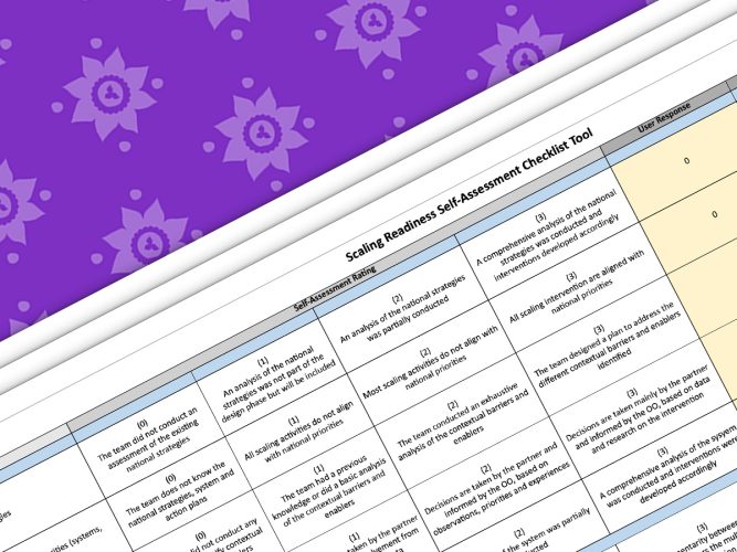 Scaling Readiness Self Assessment Tool