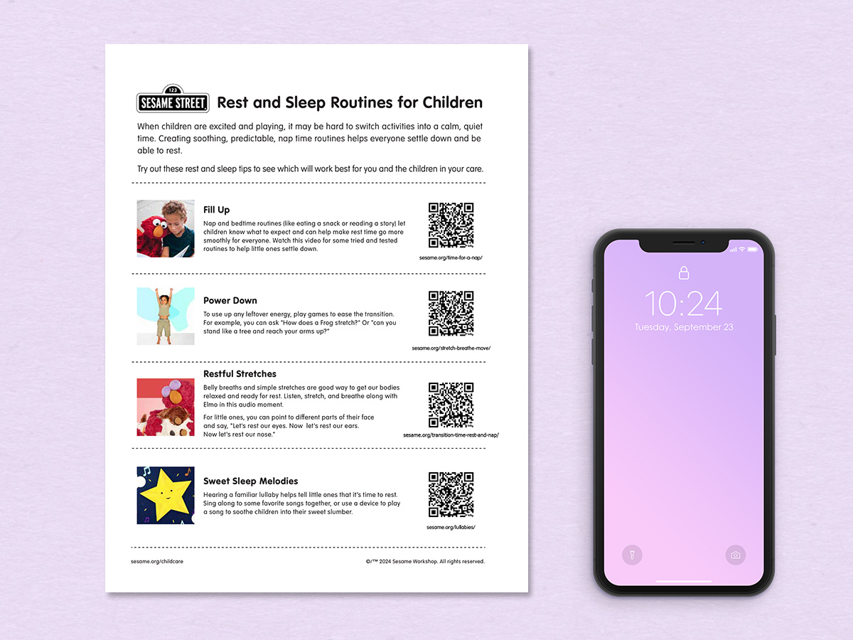 Sesame Sleep Hints Reference: Routines To Help Children Rest And Sleep