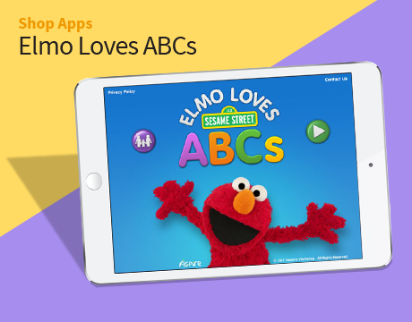 Elmo loves ABCs app.