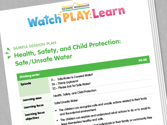 Child Protection, Health and Safety Session Plan