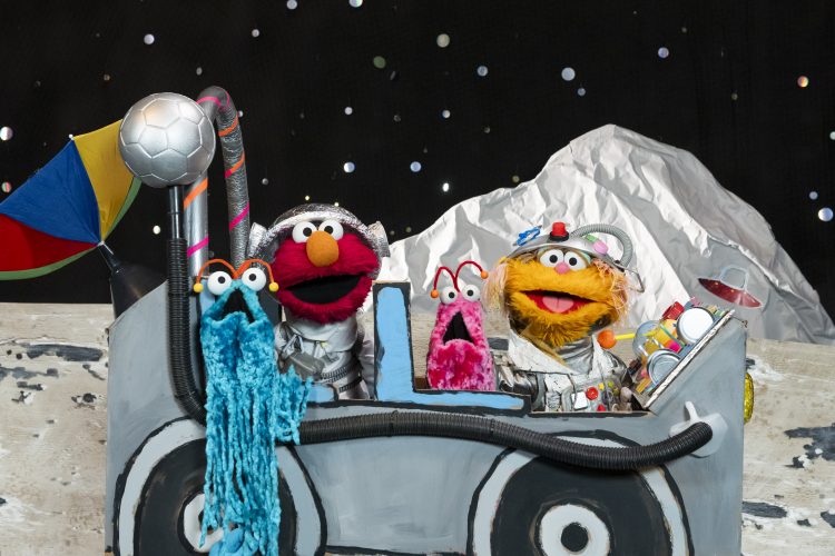 Elmo and Zoe in space with the yip yips.