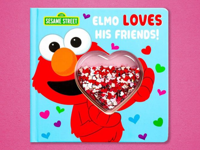 Elmo Love His Friends Book Cover