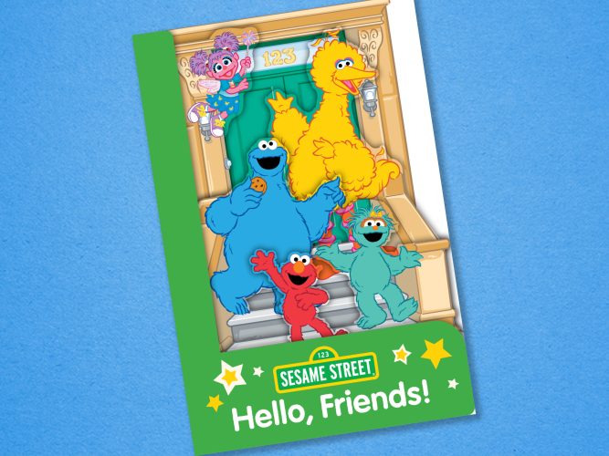 Hello Friends cover with Sesame characters