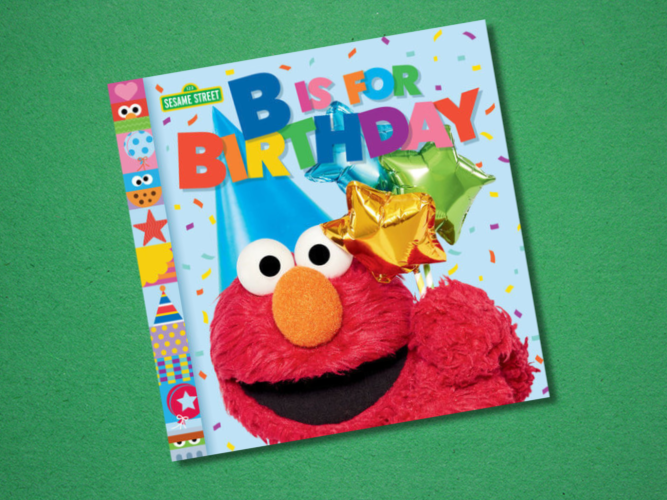 Elmo in birthday hat