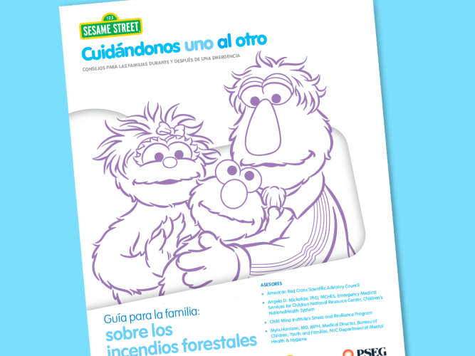 Here for each other family guide: Wildfires in spanish.