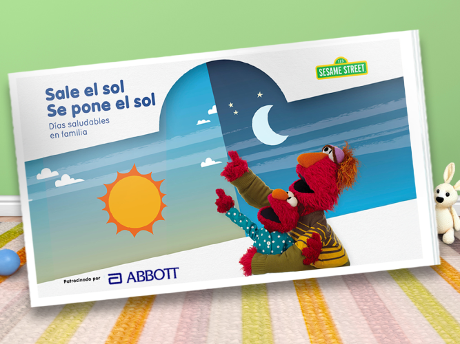 Sun's up, Sun's down Storybook in Spanish
