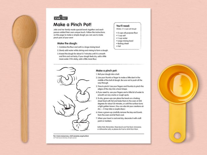 Make a pinch pot printable.