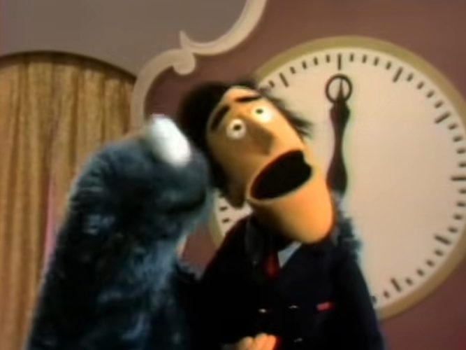 Guy Smiley and Cookie Monster