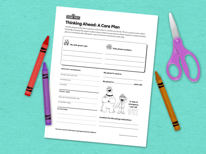 Thinking Ahead Care Printable.
