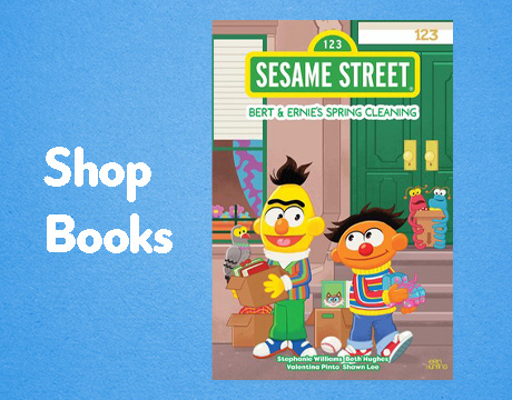 Bert and Ernie Spring Cleaning Book