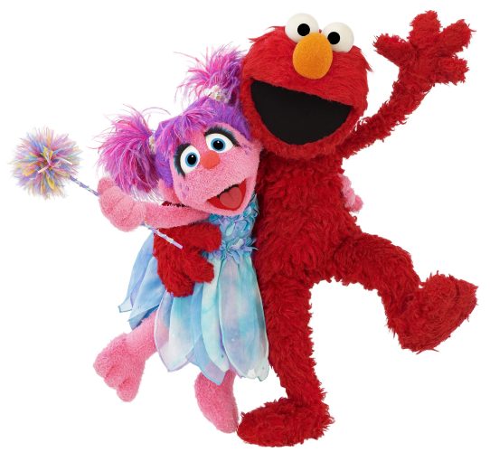 Elmo and Abby.
