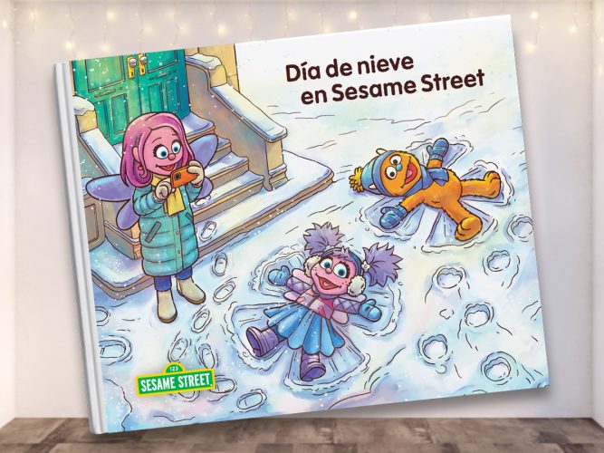 Snow Day on Sesame Street Storybook in Spanish.