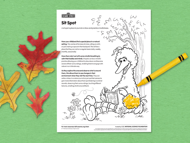 Sit Spot printable.