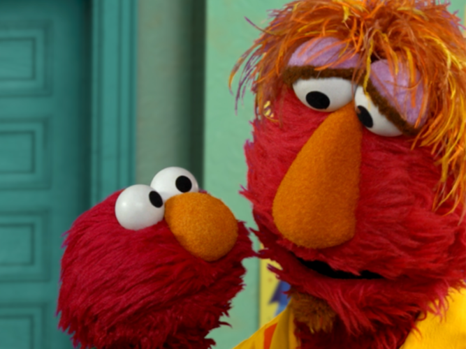 Elmo and Louie.