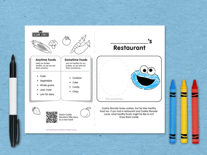 Choosy eaters printable.